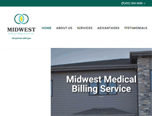 Tablet Screenshot of midwestmedicalbillingservice.com